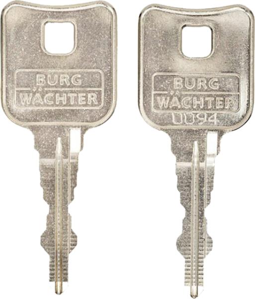 BUR-34,Burg Wächter WinSafe W11,W22,W33 Nachschlüssel nach Code